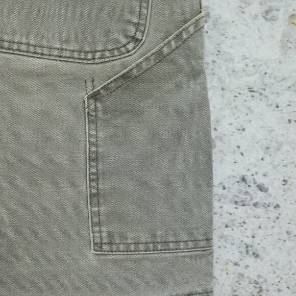 Vintage Carhartt B24 CHT Chestnut Faded Brown Carpenter Shorts 33x7.5 - Picture 6 of 13